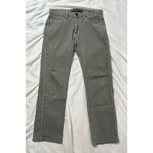 Agave Denim Gringo Classic Straight Jeans 30 Mens Olive Gray Desert Twill USA